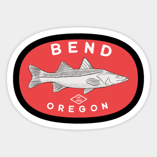 Bend Oregon Fishing Sticker